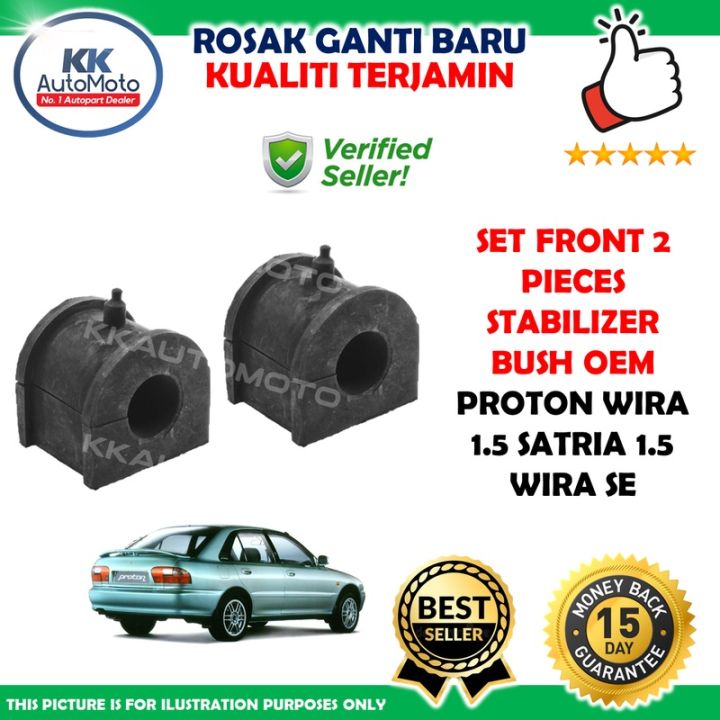 OEM Front Stabilizer Sway Bar Bush 2 Biji Proton Wira 1.5 Satria 1.5
