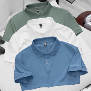 Bộ 3 áo thun polo nam trơn vải cá sấu co giản 4 chiều thời trang Everest Nhiều màu