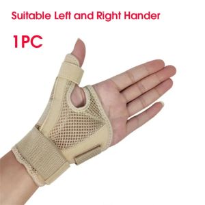 1PCS Flexible Splint Wrist Thumb Support Brace for Tendonitis Arthritis Breathable Thumb Protector Guard Fits Right and Left Hand