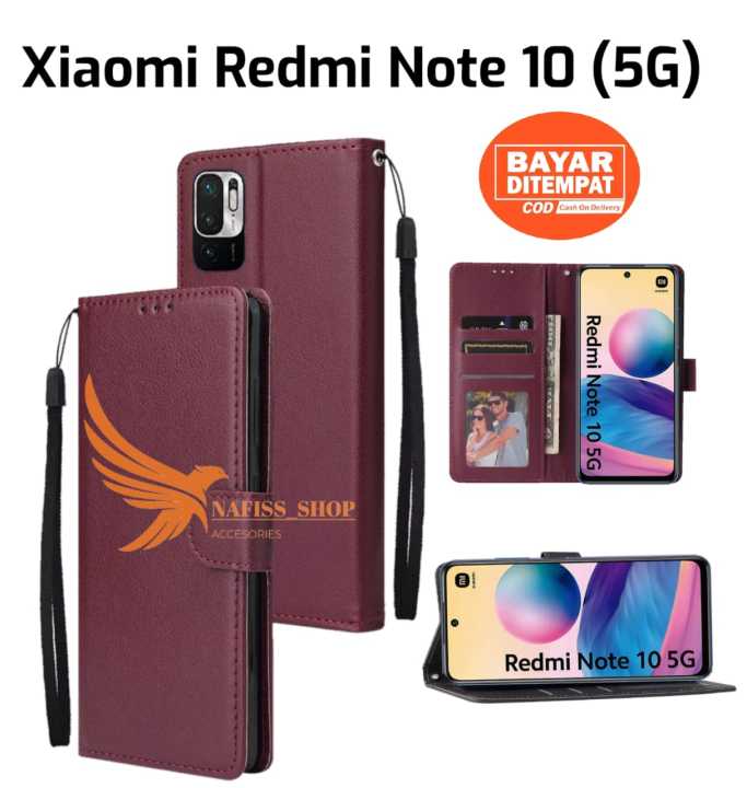 Note 10 Flip Cover Flip Case XIAOMI REDMI NOTE 10 5G Flip Dompet