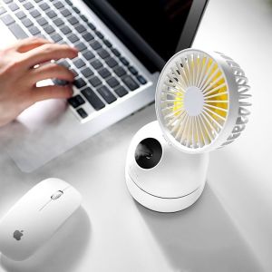 M Concept eMall Portable Humidification Mist Fan Wireless Rechargeable Adjustable AngleSpray Cooling Desktop Home Office