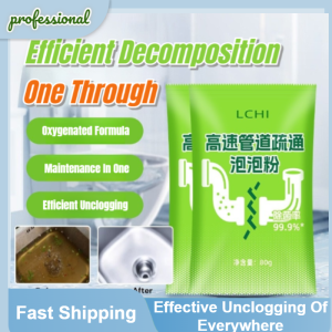 💕Fast Shipping💕Pipeline High-speed Dredging Agent Bubble Powder Powerful Dissolving Kitchen Sewer Oil Stain Toilet Dredging Faucet Artifact 高速管道疏通泡泡粉