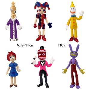 12pcsSet The Amazing Digital Circus Action Figure Toys Cartoon PVC Model High-quality Toy Desk Decor Collection Fgures Childrens Birthday Xmas Gifts