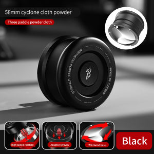 BINCOO 58mm Adjustable Coffee Distributor Coffee Machine Filter Screen Stainless Steel for Espresso Portafilter Bask