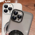 ROAZIC With Lens Films Phone Case For VIVO Y04/VIVO Y29s 5G Luxury Plating Folding Ring Stand Transparent Soft TPU Shockproof Casing DK-1. 