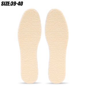 【♡Lovely girls house♡】Winter Imitation Lambswool Thickened Warm Insoles for Women Men Cutable Soft Sweat-Absorbent Breathable Shoes Pad