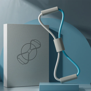 Resistance Band Upper Body Workout and Stretching Ladies Yoga Tensioner Chest Protection Eight-Character Stretch Elastic Band Stretcher Tension Rope Stretch Back Exercise Equipment