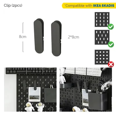 ZENi Pegboard Organizer PRIME | Accessories Fits with IKEA SKADIS | Wall Organizer Hole Board