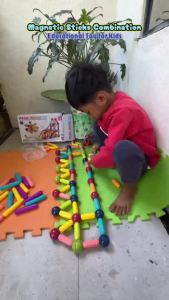 Magnetic Sticks Multiple Combination 3D Models Building Toys Early Educational Toys For Kids Gifts