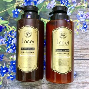 Bộ Dầu Gội Xả Lacei Professional Improvement 750ml + 750ml – Chăm Sóc Tóc Khô Xơ Dưỡng Mềm Mượt & Dễ Chải Chuẩn Salon