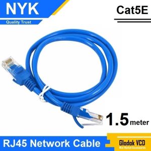 Kabel Lan Wifi UTP RJ45 Cat5 NYK / Internet / Ethernet Cable Siap Pakai