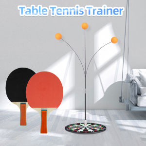Table Tennis Trainer Portable Ping Pong Trainer Kid Adult Indoor Sport Sports Exercise Training Kit Self Trainer Educational Toys