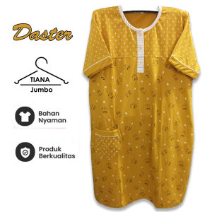 TIANA - Baju Daster Wanita Dewasa Jumbo - Bahan Kaos Katun Tebal Dan Halus - Celana Panjang