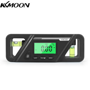 KKmoon Ma-gnetic Digital Angle Meter Absolute and Relative Measurement Angle and Slope Conversion Inclinometer Versatile Clinometer LCD Display with Backlight