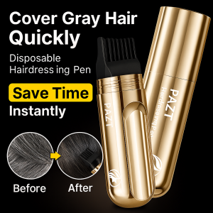 [White Hair Blackening] Hairdressing Pen With Comb Quickly Cover Gray Hair Hair Correction Pen Hair Color Enhancer Uban Pen 快速遮盖白发笔