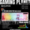 คีย์บอร์ดไร้สาย 3 โหมด Skyloong GK104 Pro 8K Double Screen Gasket มี Calculator. 