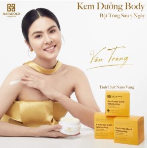 KEM BODY HATAGOLD DƯỠNG DA BẬT TÔNG SAU 7 NGÀY - PERFUME GOLD WHITENING BODY CREAM - 250G
