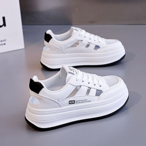 [Free Shipping] 2026 Summer Fashion Casual WomenS Shoes Hollow Breathable White Sneakers Versatile Thick-Soled Sandals WomenS Sports Shoes 1002