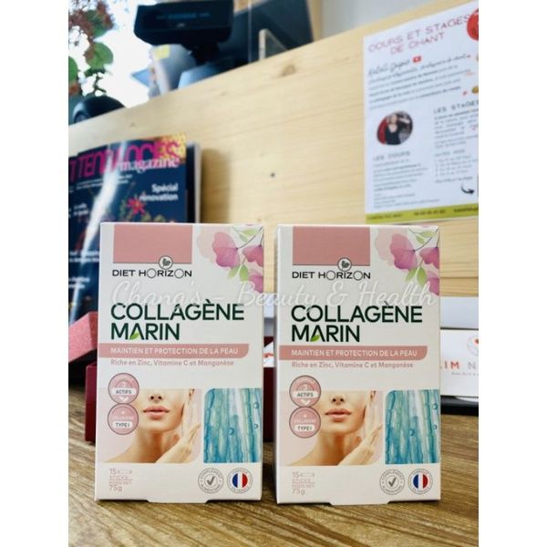 Collagène Marin En Sticks Diet Horizon - Avec Zinc - Pour La Peau - Neuf