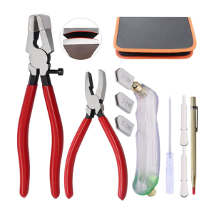 Practical Glasses Tool Set Iron Glasses Tool Feature Metal Steel Blade And Nonslip Handle For Smooth Operation