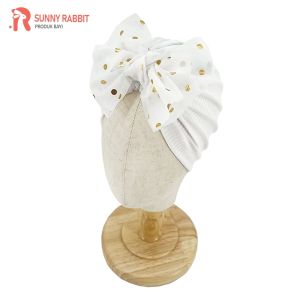 SunnyRabbit Turban Anak Bayi Import Polos Aksen Bunga B401