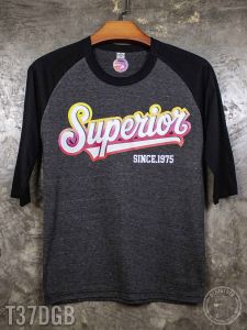 เสื้อแขนสามส่วน เสื้อแขนสามส่วนผู้ชาย เสื้อแขนสามส่วนวินเทจ เสื้อไหล่สโลป แขน 3 ส่วน เสื้อยืด เสื้อยืดวินเทจ Vintage. ( รหัสสินค้า T 37 ) Man Clothing