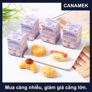 【CANAMEK】 Funny Fidget Miniature Toys For Adults Or Children Mochi Squishy Decompressio Bake Mini Toys Squeeze Soft Sticky Stress Relief