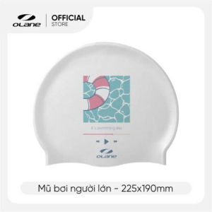 Nón Bơi Silicon / Mũ bơi Olane In Họa Tiết