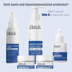 Beli 1 Dapat 5 | Krim Malam + Siang + Toner + Serum + Facial Wash | BPOM | DNA Salmon | Niacinamide | Centella | Alpha Arbuthin | SPF UV Protection | Ceramide | Whitening | Brightening