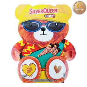 Dijamin ORI SilverQueen Beruang Chunky Cokelat 3 x 30gr Chunkybar Mede Valentine Bear