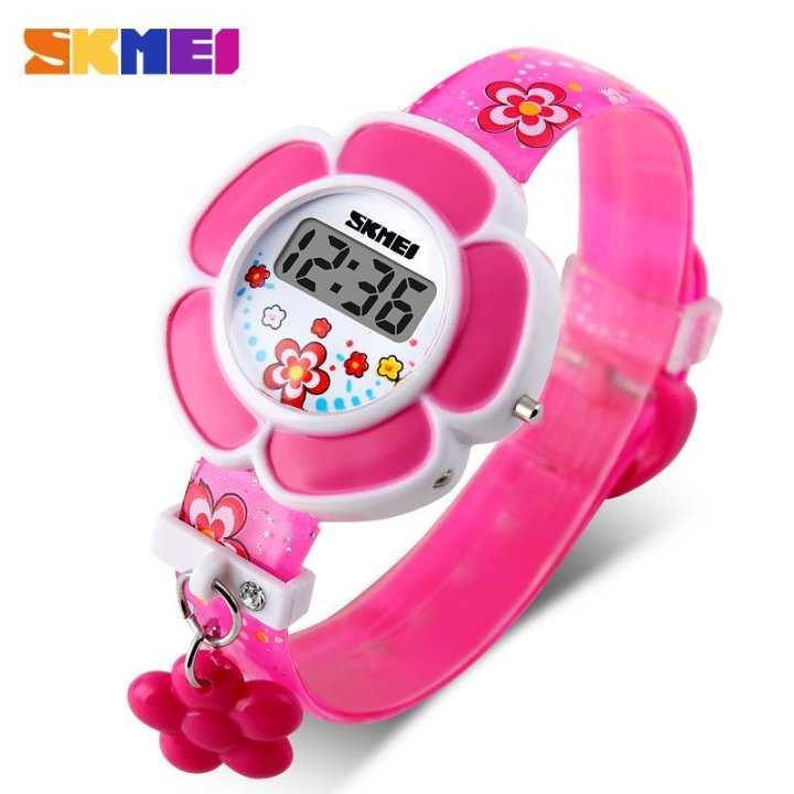 SKMEI Kids Digital Watch Children Girls Cartoon Fashion Casual