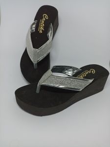 Fadil sandal wedges jepit manohara 5cm