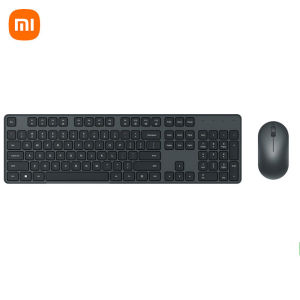 Mi Wireless Mouse Keyboard Set 2 คีย์บอร์ดบลูทูธ เมาส์ไร้สาย คีย์บอร์ดไร้สาย Mice & Keyboard Combos 104 keys 1000dpi 2.4GHz