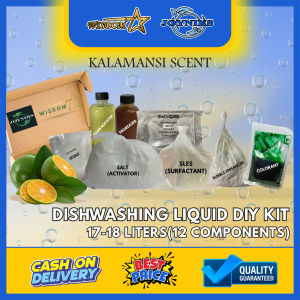 DISHWASHING555 LIQUID KIT DIY 17-18 LITERS YIELD (12 COMPONENTS)