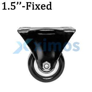 Xximos 1.5 Inch - 2 Inch Trolley Wheels Push Cart Wheel Heavy Duty For Furniture Carts And Diy Tools