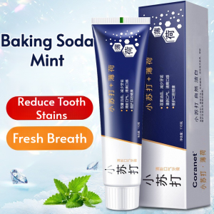 🔥【7 Days To Remove Tartar】Mint Toothpaste Baking Soda Toothpaste Whitening Toothpaste Tartar Removal Toothpaste Remove Yellow Stains Mint Baking Soda Toothpaste Freshens Breath Baking Soda Antibacterial Toothpaste110g