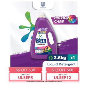 Breeze Colour Care Liquid Detergent 3.6KG