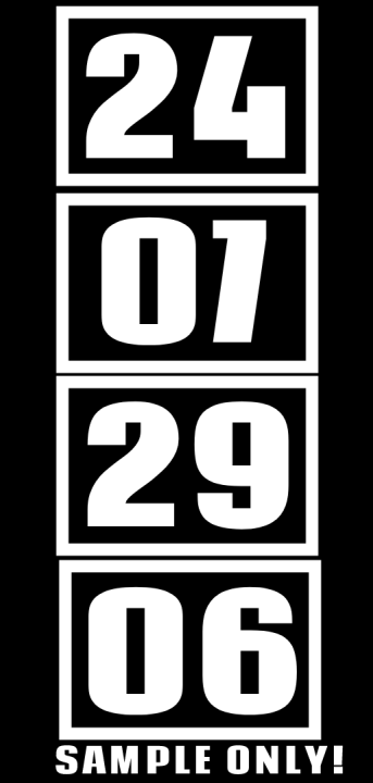 CS31096# No Fear Die-cut Vinyl Decal Car Sticker Waterproof Auto