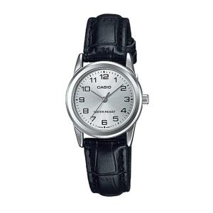 CASIO ORIGINAL - CASIO LTP-V001L-7B - WOMEN - Hitam - Kulit - Jam dunia JD17ST # Jam Tangan Wanita Cewek Anti Air Digital Analog + CASIO LTP V001L 7B LTP-V001L V 001 L LTPV001 LTP-V001 LTPV001L LTP-001 V001 $ WR0 STK KC7 HT7