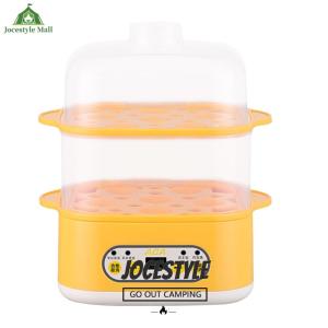 [Jocestyle Mall] 200W Electric Egg Cooker 12 Eggs Capacity Double Layer Auto Shut-Off for Breakfast Steaming Cooking