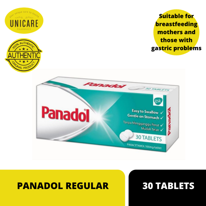 PANADOL REGULAR TAB 30'S | Lazada