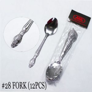 DS 12 pcs Stainless Steel Spoon And Fork 555 MAKAPAL