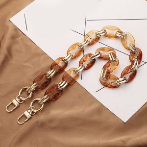 SDFBN Fashion Acrylic Women Girls Replaceable Bag Chain Shoulder Bag Accessories Purse Chain Handbag Bag Straps