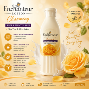 Enchanteur Perfumed Body Lotion for Women with Long-Lasting Fragrance & Moisturizing Care 250ml