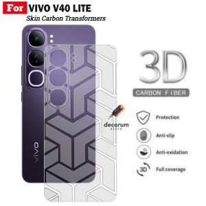 Skin Carbon Vivo V40 Lite Garskin Anti Jamur Transformers Belakang