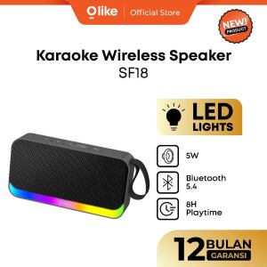 Olike Speaker SF18 BASS MAX Wirelless Speaker Bluetooth 5.4 5W Bass Speaker 8 Hour Playtime Support and LED Ambient light