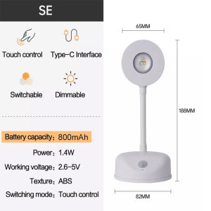 【Local Delivery】Indoor Wall Lamp Art Lighting Rechargeable Wire-Free Touch Motion Sensor Spotlight Remote Control Light走廊过道壁灯 遥控照画灯