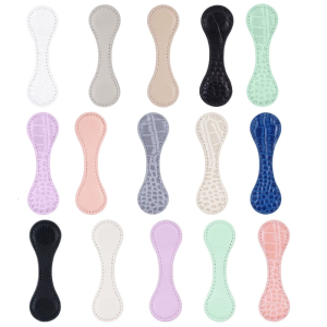 Leather Bookmarks Clips Double-sided Magnetic Bookmarks Marker Clips Reading Supplies for Book Lovers Students