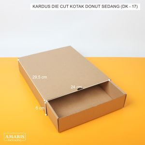 Kardus Die Cut Kotak Donat Isi 10 Pcs DK-17 Amaris Packaging