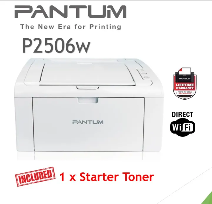 Pantum P2506W Wireless Monochrome Laser Printer (Single Print) READY STOCK